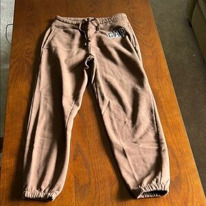 GAP Chocolate Brown Jogger Pants with front pockets - XS
